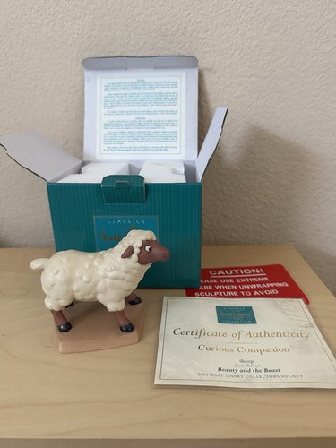 Wdcc curious companion sheep - "curious,