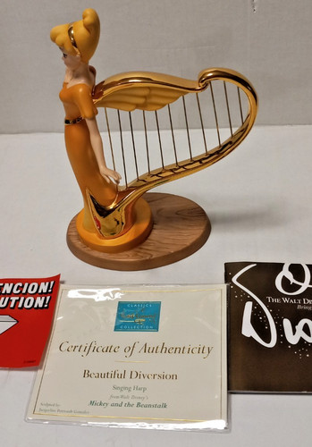 Wdcc disney singing harp - wdcc,