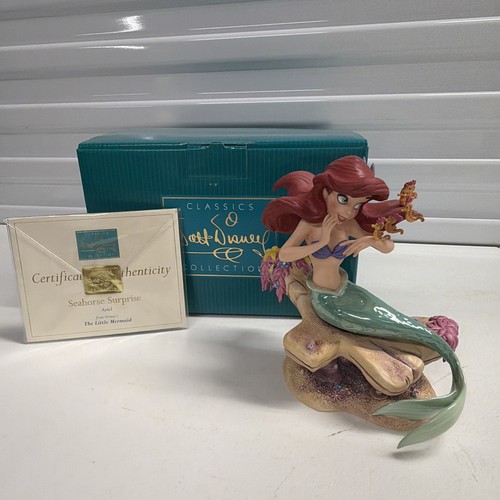 Wdcc disney ariel seahorse - ariel, “seahorse